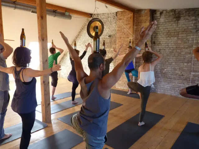 beer yoga