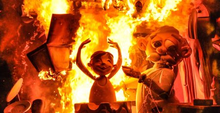 San Juan's bonfires in Alicante