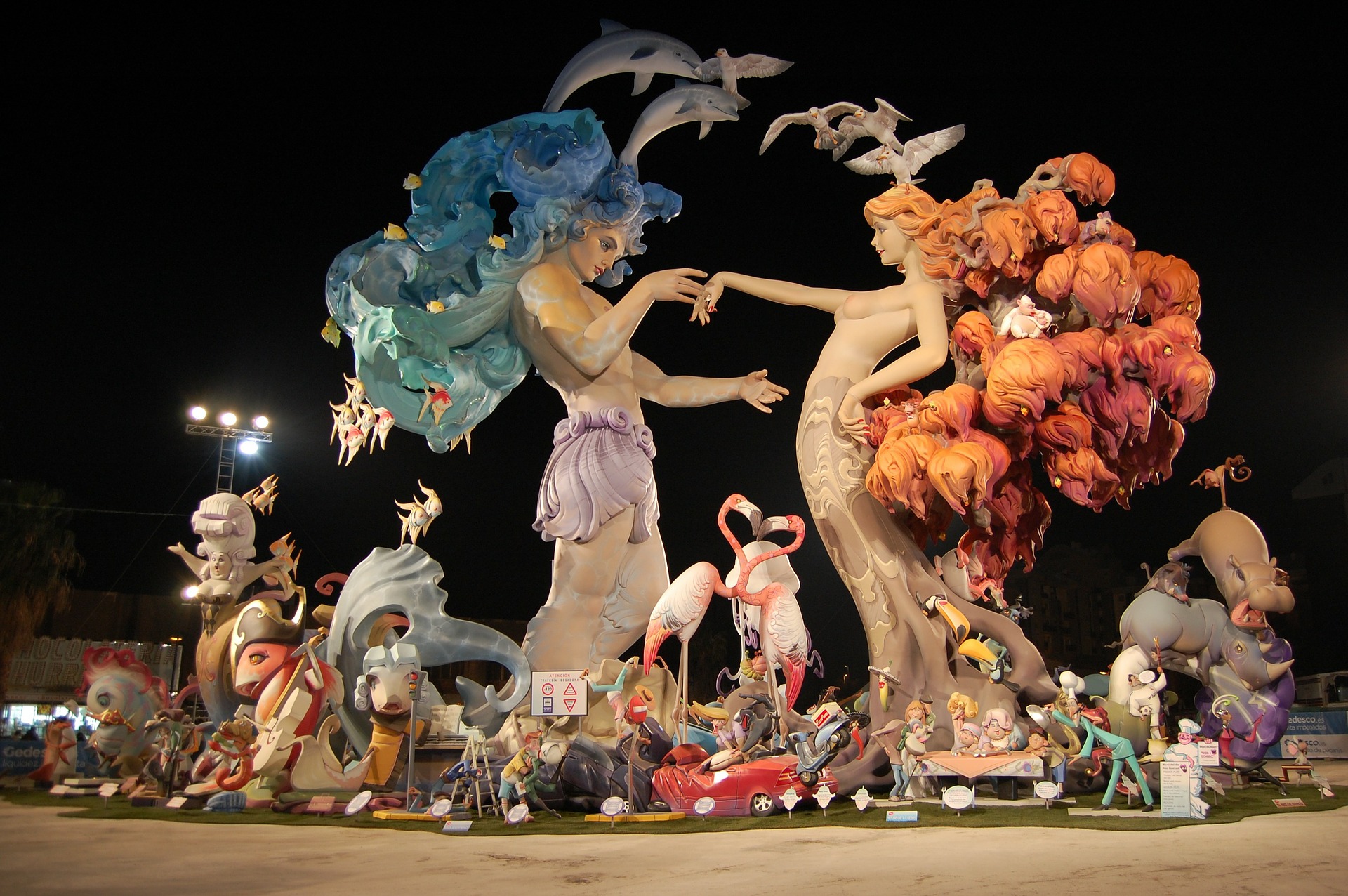San Juan's bonfires in Alicante